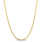 2MM Herringbone Chain Necklace in Yellow Plated Sterling Silver