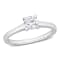 1/2 CT TW Diamond Solitaire Engagement Ring in Platinum (GIA Certified)