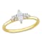 3/8 CT TW Diamond Ring in 14K Yellow Gold