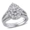 1/4 CT TW Diamond Vintage Ring Set Set in Sterling Silver