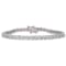 1 CT TW Diamond S-Shape Tennis Bracelet in Sterling Silver