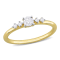 1/3 CT TW Diamond Ring in 14K Yellow Gold