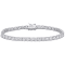 9 1/2 CT DEW Created Moissanite Tennis Bracelet in Sterling Silver