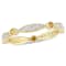 3/8 CTW Created Yellow and Created White Sapphire Ring in Yellow Plated
Sterling Silver