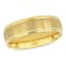 Men's 6mm Comfort Fit Wedding Band in 10K Yellow Gold