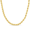 16 Inch Rope Chain Necklace in 10k Yellow Gold (4 mm)