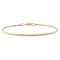 1.2MM Snake Chain Bracelet in 18K Yellow Gold Over Sterling Silver