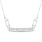 4 1/2 CT TW Diamond Necklace in 14K White Gold
