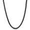 1/2 CT TW Black Diamond Tennis Necklace in Sterling Silver with Black
Rhodium Plated