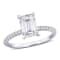 2 1/6 CT TW Lab-Grown Diamond Engagement Ring in 14K White Gold