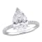 3 1/6 CT TW Lab-Grown Diamond Engagement Ring in 14K White Gold