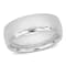 Men's 7.5mm Comfort Fit Wedding Band in 14K White Gold
