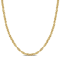 3.7MM Singapore Chain Necklace in Yellow Plated Sterling Silver