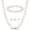 7.5-8MM Freshwater Cultured Pearl Necklace, Earrings & Bracelet Set
in Sterling Silver