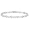 13 4/5 CT TGW Baguette & Round Created White Sapphire Bracelet in
Sterling Silver