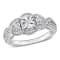 1/5 CT TW Diamond Vintage StyleRing in Sterling Silver