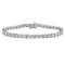 1/4 CT TW Diamond Tennis Bracelet in Sterling Silver