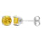 1 1/2 CT TGW Citrine Stud Earrings in Sterling Silver