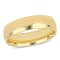 Men's 6mm Polished Finish Wedding Band in 14K Yellow Gold