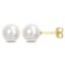 7-7.5MM Freshwater Cultured Pearl Stud Earrings in 14K Yellow Gold