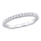 1/3 CT TW Lab-Grown Diamond Anniversary Ring in 14K White Gold