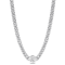 1 5/8 CT TGW Created White Sapphire Necklace in Sterling Silver