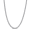 4.4MM Curb Link Chain Necklace in Sterling Silver