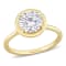 1 4/5 CT DEW Lab Created Moissanite Engagement Ring in 10K Yellow Gold