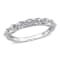 1/8 CT TW Diamond Vintage Anniversary Band in Sterling Silver
