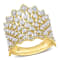 2 1/3 CT TGW Lab Grown Diamond Wide Band Ring in 14K Yellow Gold