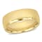 Men's 7.5mm Polished Finish Comfort Fit Wedding Band in 14K Yellow Gold