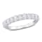 1 CT TW Lab-Grown Diamond Anniversary Ring in 14K White Gold