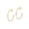 ALBERTO MILANI – PIAZZA MERCANTI 14K Yellow Gold Tubogas 2.35mm Diamond
Hoop 1 inch Earrings