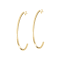 ALBERTO MILANI – MILLENIA 14K Yellow Gold Polished J Figure Fancy Earrings