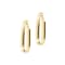 ALBERTO MILANI – MILLENIA 14K Yellow Gold Polished 1.5 inch Hoop Earrings