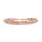 10K Rose Gold Plated .925 Sterling Silver 2.0 Cttw Diamond Double-Link
7" Tennis Bracelet