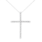 Sterling Silver 2 1/2ctw Diamond Cross Pendant With Chain (H-I, I2-I3)