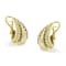 14K Yellow Gold 2 1/4ctw Diamond Huggie Earrings