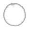 1.00ctw Round White Diamond Miracle-Set Sterling Silver Tennis Bracelet