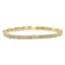 10K Yellow Gold Over Sterling Silver 1.0ctw Diamond Square Hybrid Link
7" Tennis Bracelet