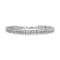 Rhodium Over Sterling Silver 2.0 Cttw Diamond Double-Link Tennis Bracelet