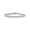 Sterling Silver 1ct. TDW Diamond Circle Link Eternity Bracelet (I-J,I3)
- 7"