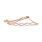 Diamond Infinity 14K Rose Gold Over Sterling Silver Bolo Bracelet