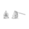 0.75ctw Pear Shape Solitaire Lab Grown Diamond Stud Earrings
