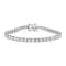 14K White Gold 1.0ctw Prong Set Lab Grown Round Diamond Classic Tennis
Bracelet- 7"