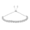 Sterling Silver .25ctw Diamond Bolo Bracelet