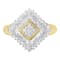 10K Yellow Gold Diamond Ballerina Ring (1 Cttw, I-J Color, I1-I2 Clarity)