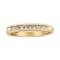 10K Yellow Gold Over Sterling Silver 1/4ctw Round Diamond Wedding Ring
(K-L Color, I1-I2 Clarity)