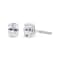 0.50ctw Lab Grown Oval Diamond Solitaire 14K White Gold Stud Earrings