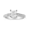 14K White Gold 1 1/5ctw Princess Diamond Classic Engagement Ring (I1-I2
Color, H-I Clarity)